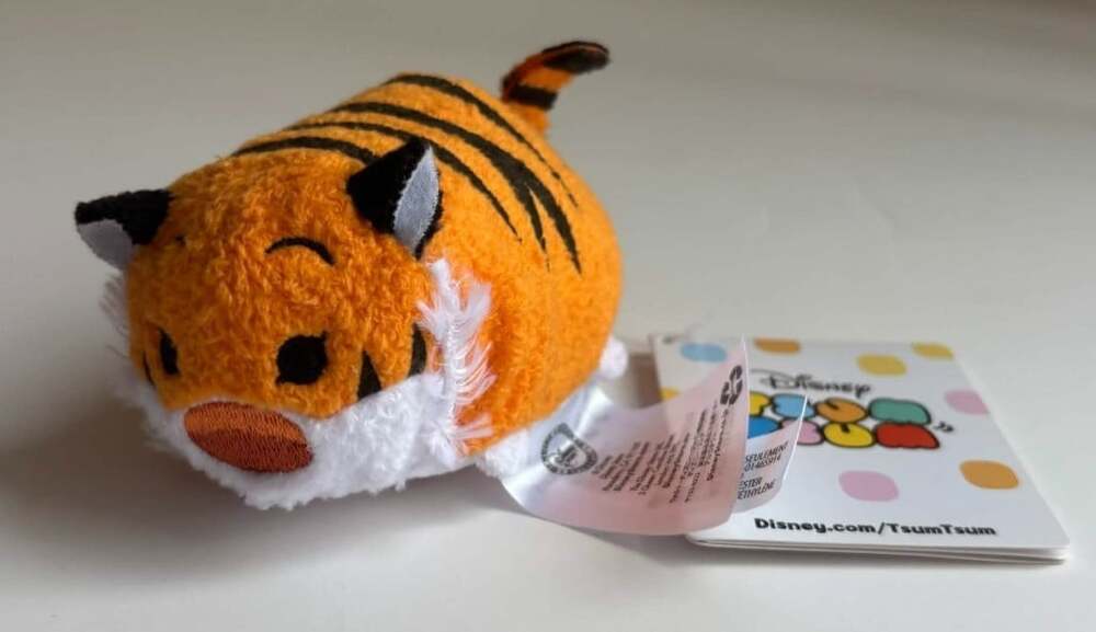 Disney Parks Tsum Tsum Rajah the Tiger Aladdin 3.5 Inch Plush